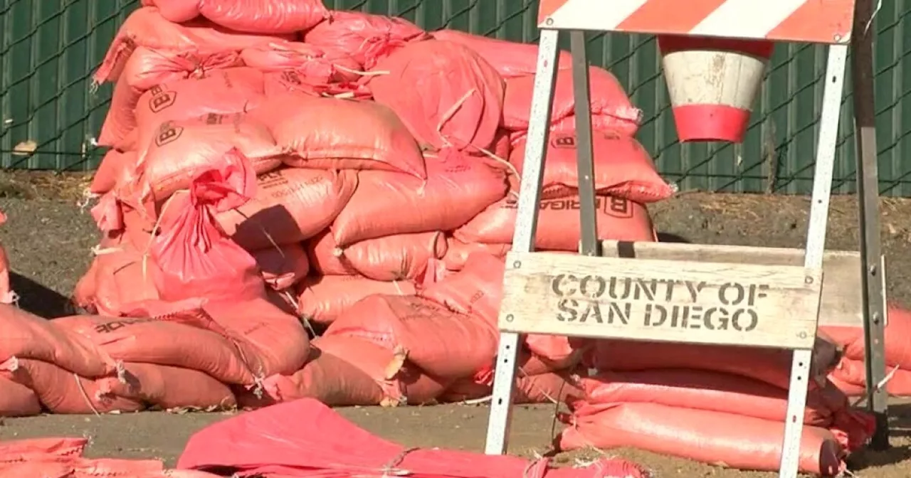 San Diego County Offers Free Sandbags Ahead of Heavy Rain