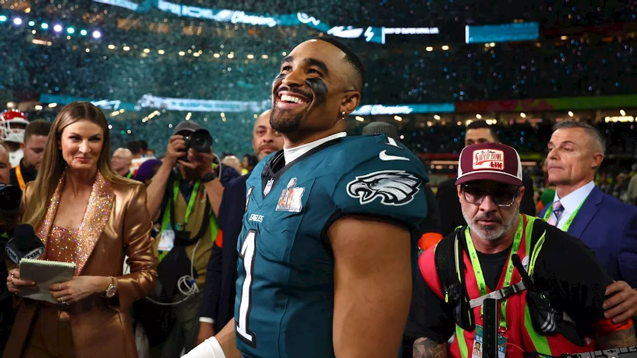 Eagles quarterback Jalen Hurts named MVP of Super Bowl LIX