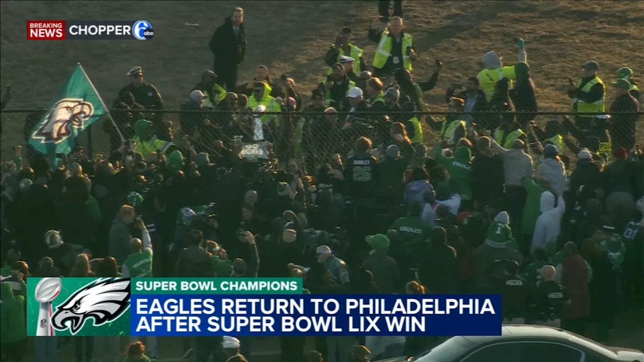 Eagles Soar Home to Philadelphia with Lombardi Trophy Amidst Super Bowl Celebrations