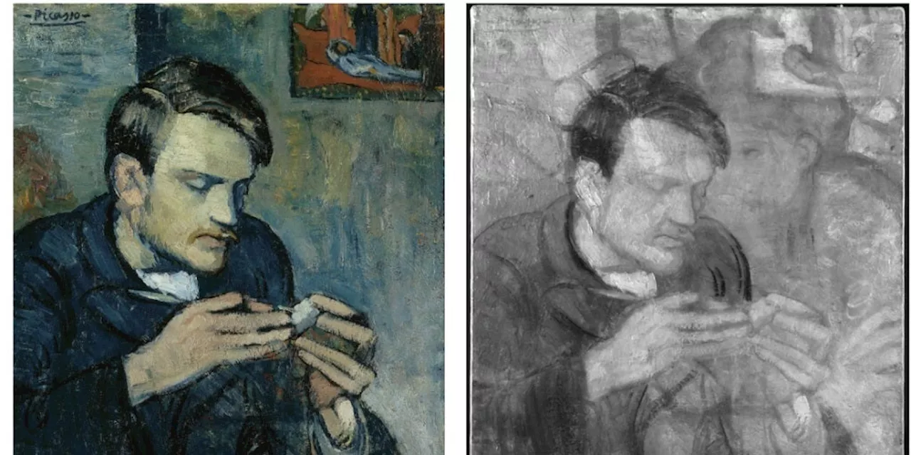 Sale a la luz una enigmática mujer, oculta más de un siglo bajo una pintura de Picasso de su época azul