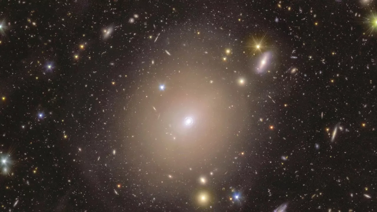 Einstein Ring Spotted Surrounding Distant Galaxy by Euclid Telescope