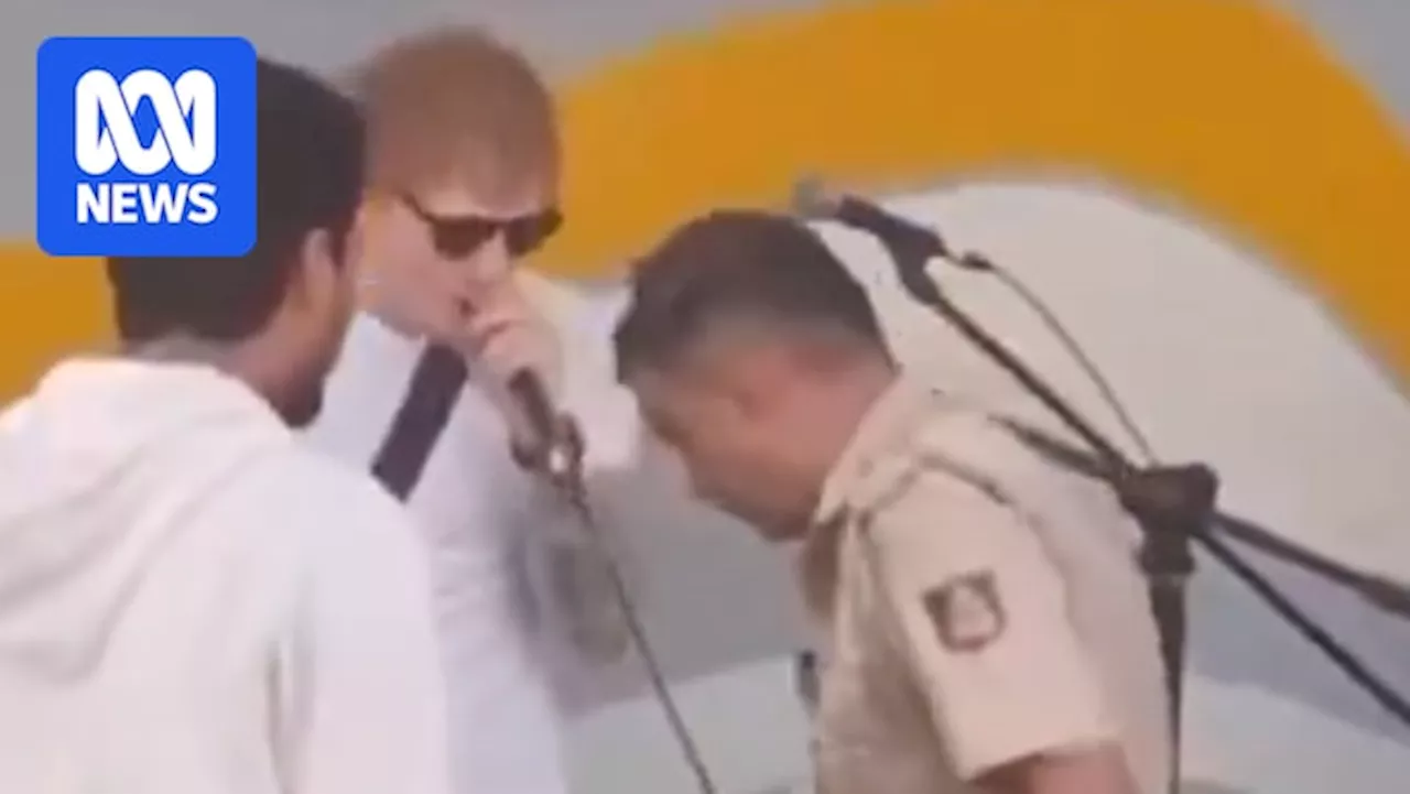 Indian police shut down Ed Sheeran's street concert mid-performance over lack of permit