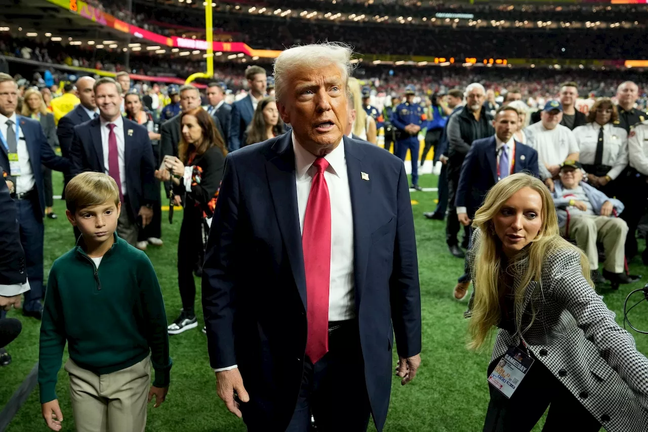 Super Bowl: Donald Trump’s national anthem salute draws reaction, goes viral