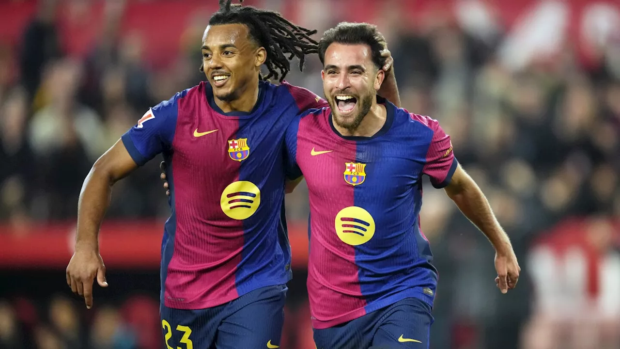 Barcelona inches closer to Madrid rivals in Spanish league with 4-1 win at Sevilla