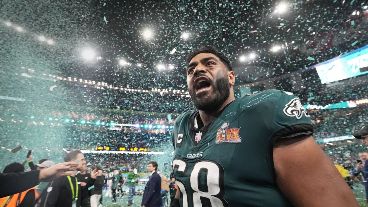 Eagles' Mailata makes history in Australia as a Super Bowl champion