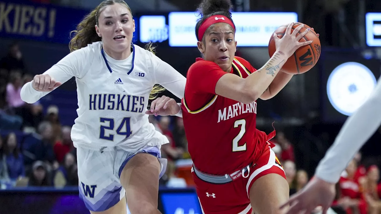 Smikle scores career-high 36, No. 16 Maryland women beat Washington 81-73