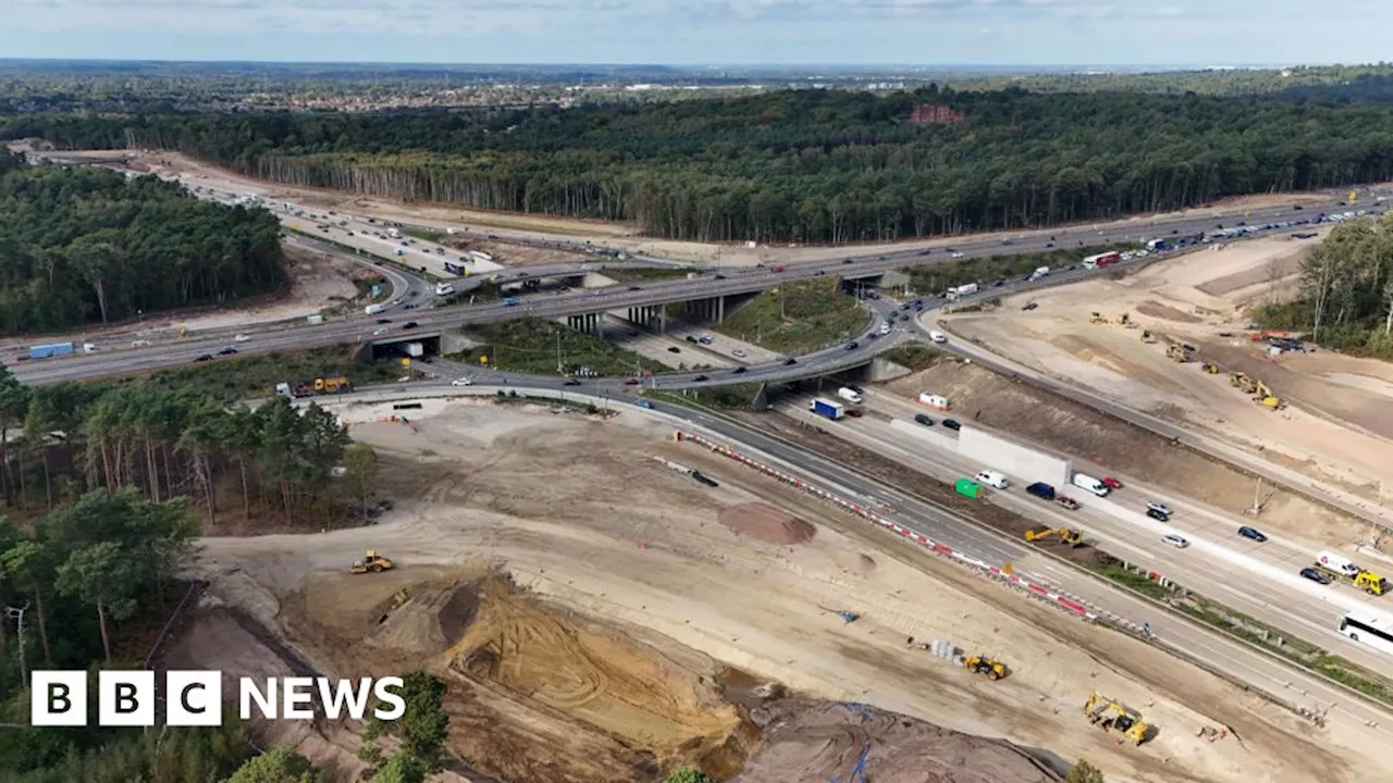 M25 Junction 10 Upgrade Delayed by Severe Weather