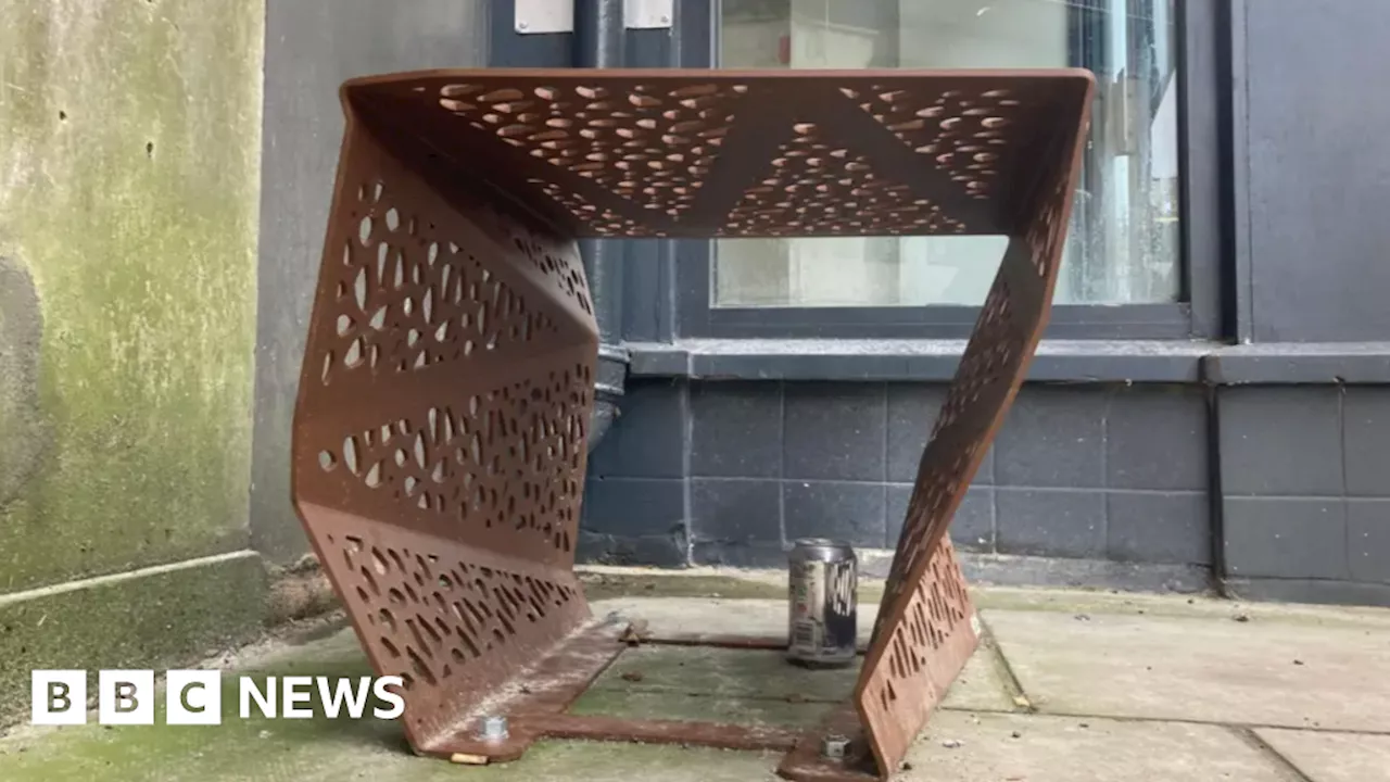 New benches in Trowbridge likened to 'squashed bins'