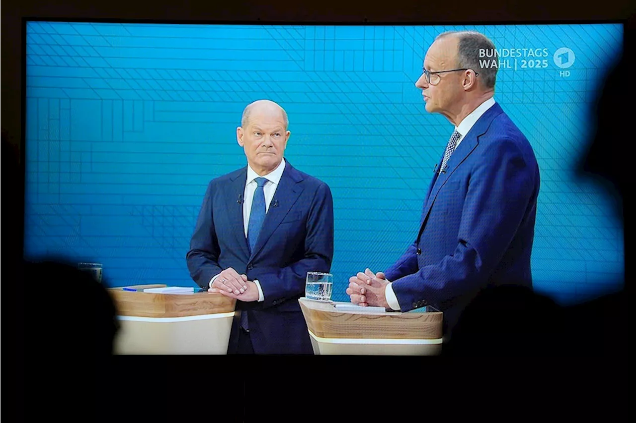 Aktuelle Umfrage zum TV-Duell: Viele sehen Olaf Scholz als Sieger, Friedrich Merz bei Männern vorn