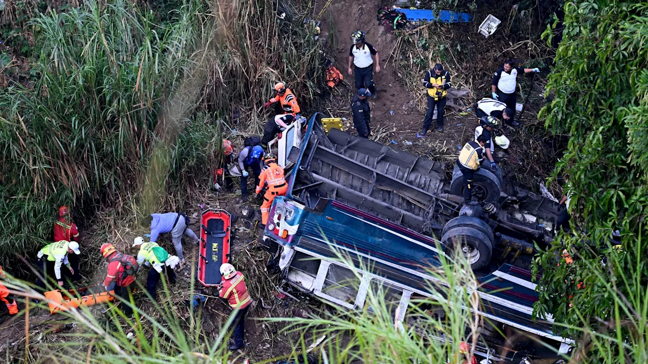 Horrible Accident d'Autocar au Guatemala : Au Moins 52 Morts