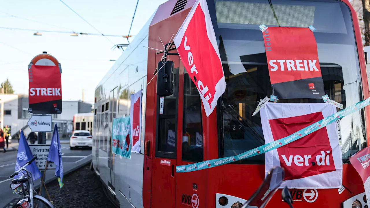 Streiks NRW: Busse und Bahnen stehen still, Ämter und Sparkassen dicht