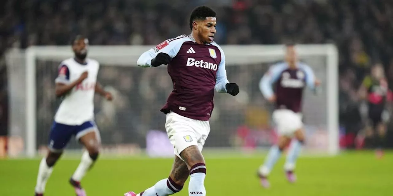 Marcus Rashford Debut, Aston Villa Singkirkan Tottenham dari Piala FA