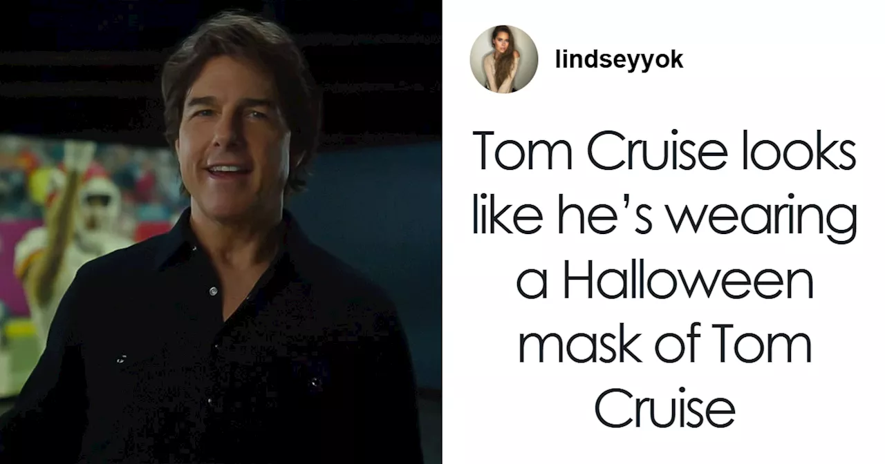 Tom Cruise's Super Bowl Appearance Sparks Debate Over His Appearance