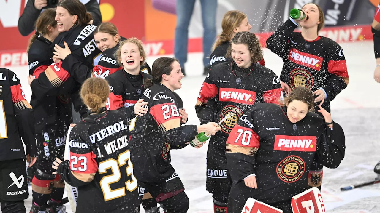 Deutschland qualifiziert sich zum ersten Mal seit 12 Jahren für Olympische Eishockey-WM der Frauen