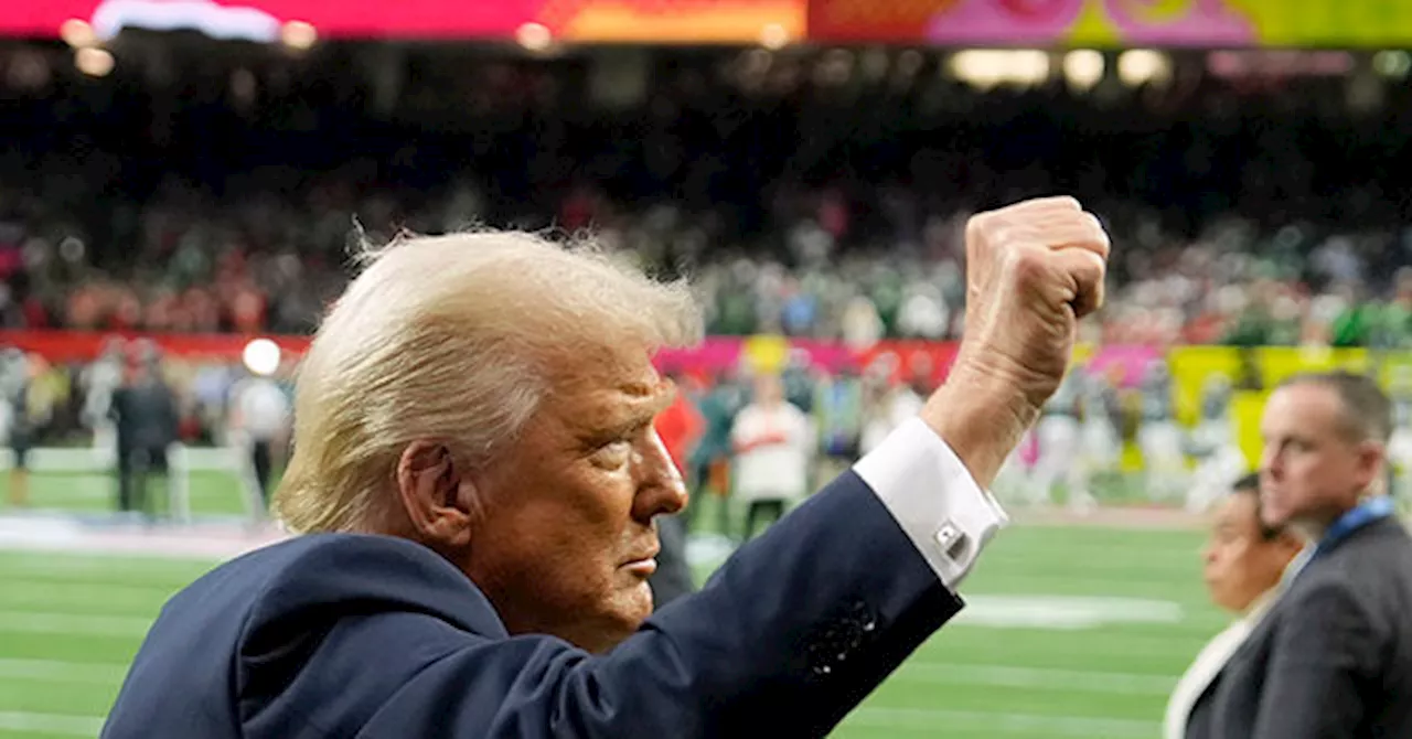 Trump Makes History at Super Bowl 59