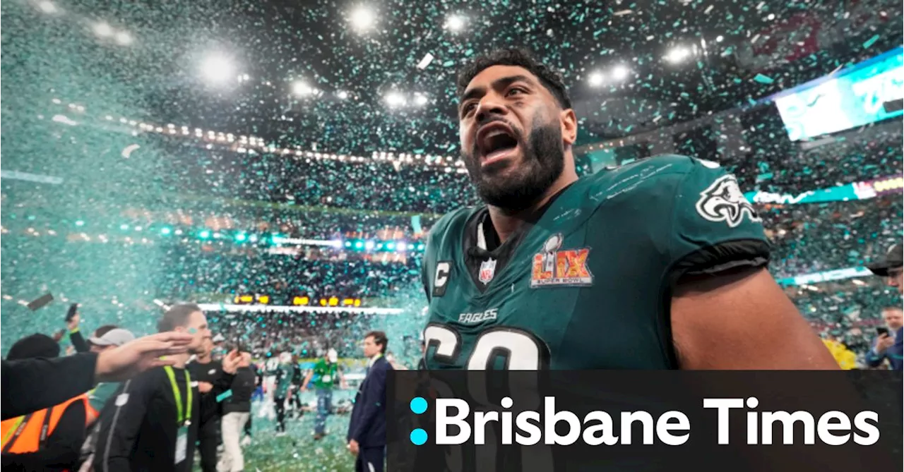 From train and trial Rabbitohs battler to Super Bowl champion: The rise of Jordan Mailata