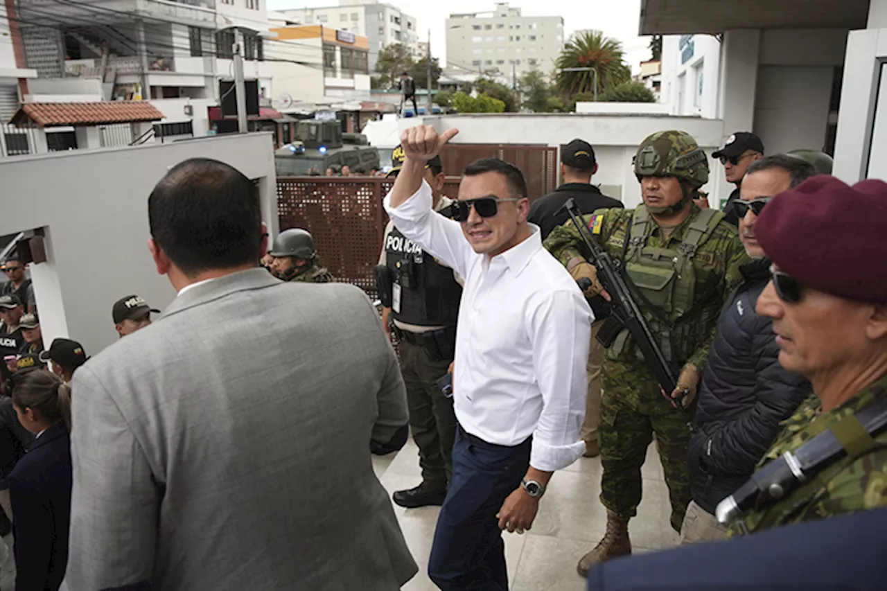 Ecuador to hold runoff election between conservative incumbent and leftist challenger amid crime concerns | Regina Garcia Cano