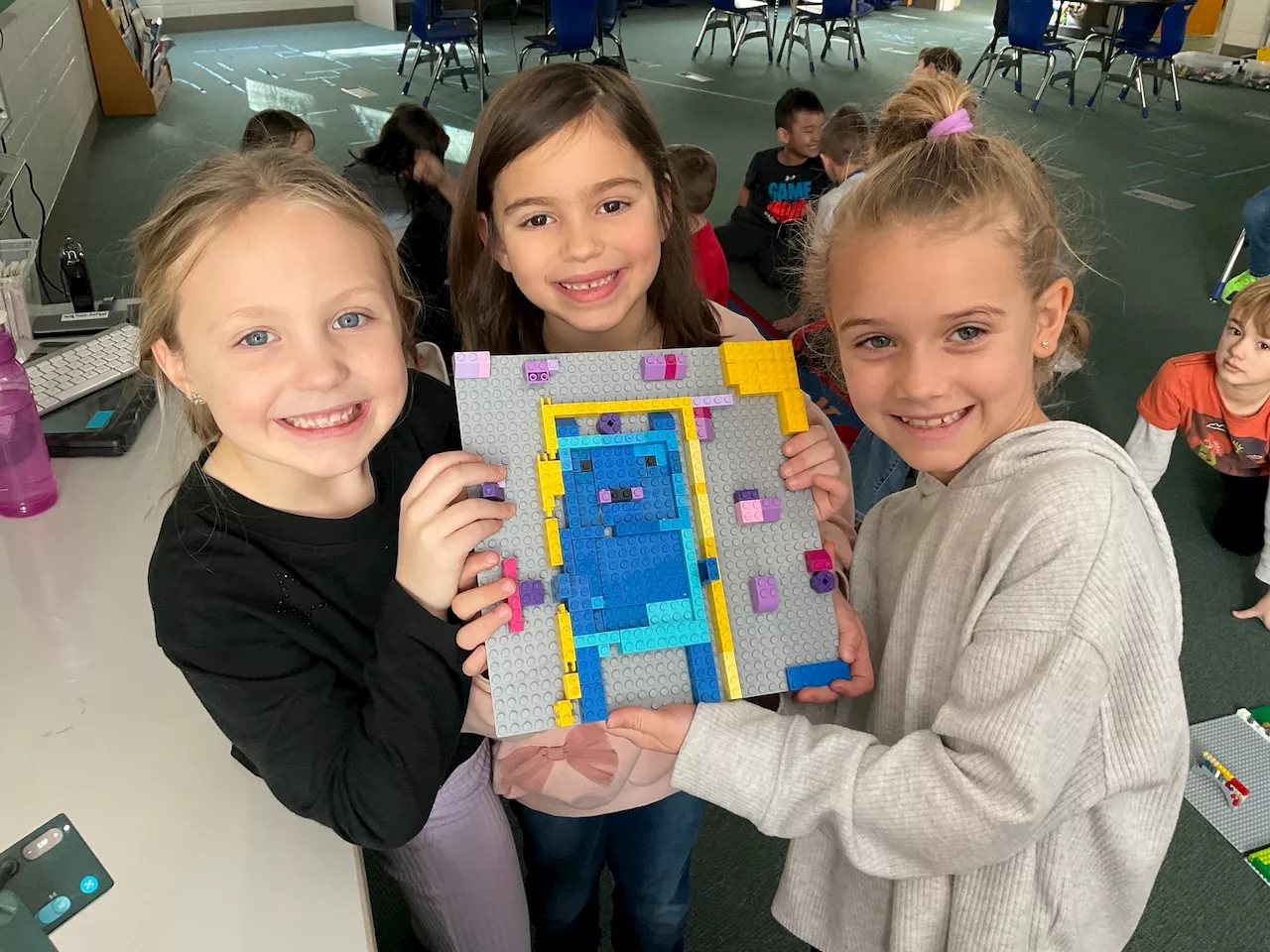 First Graders Build Personalities with Lego Challenge