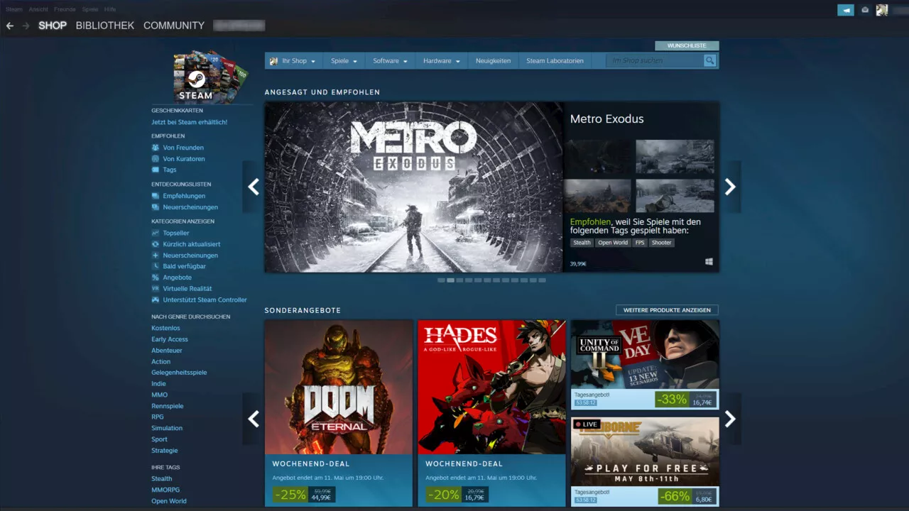 Valve Verbietet Zwangswiedergabe von Werbung in Steam-Spielen