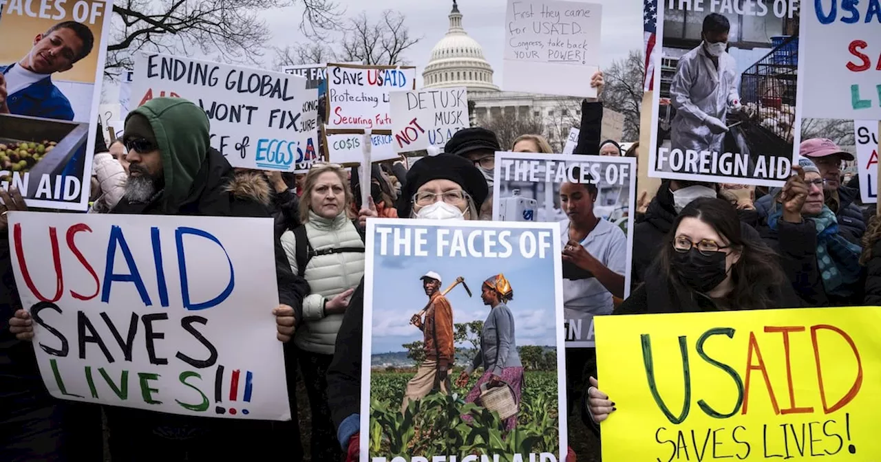 Protests Erupt on Capitol Hill Over Trump and Musk's Actions