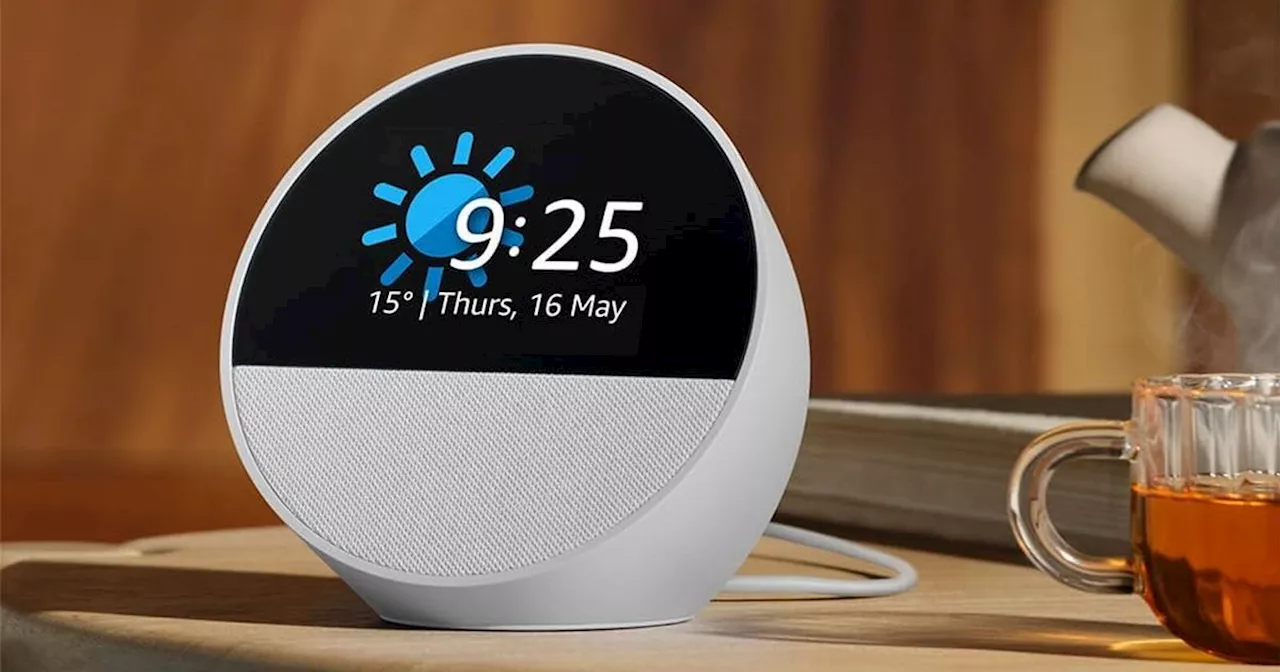 Amazon Echo Spot Smart Alarm Clock On Sale For Under £60