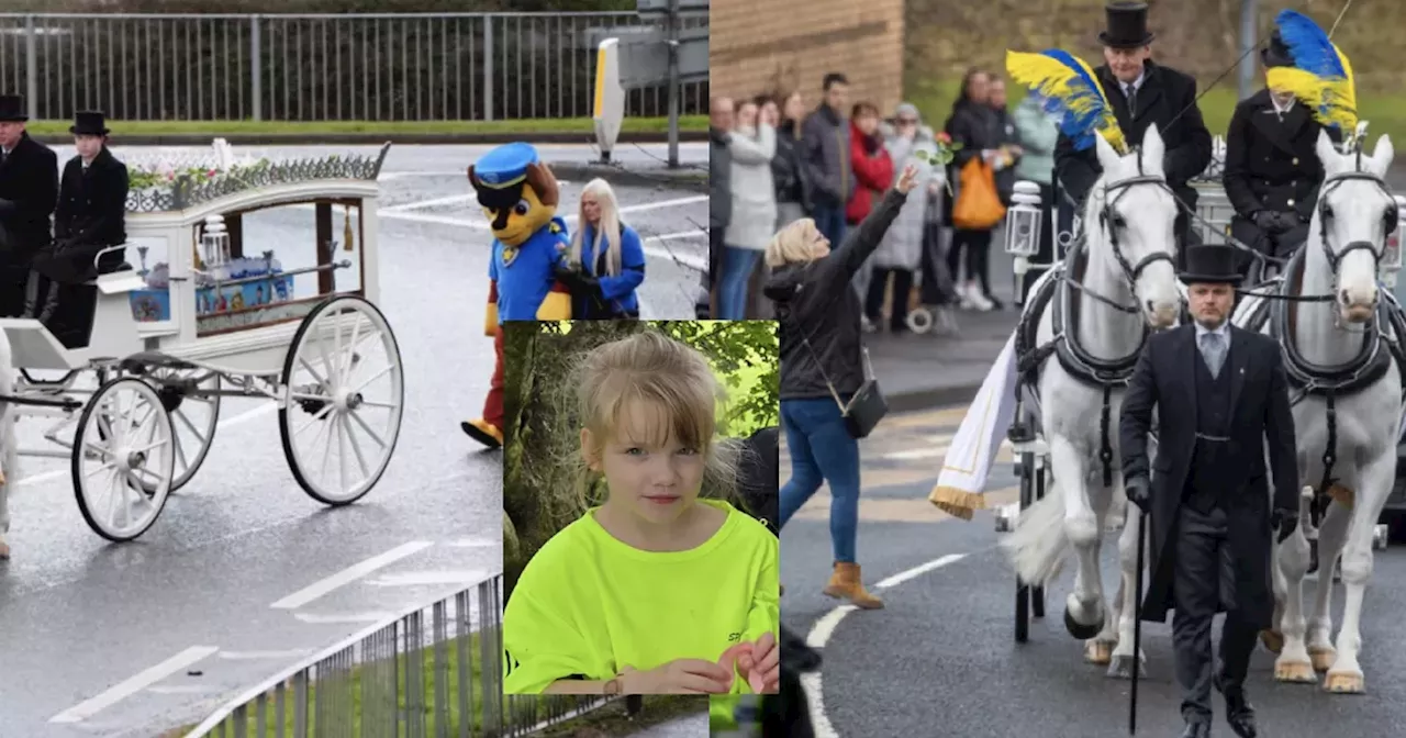 Community pays emotional tribute to Hope Gordon as schoolgirl laid to rest