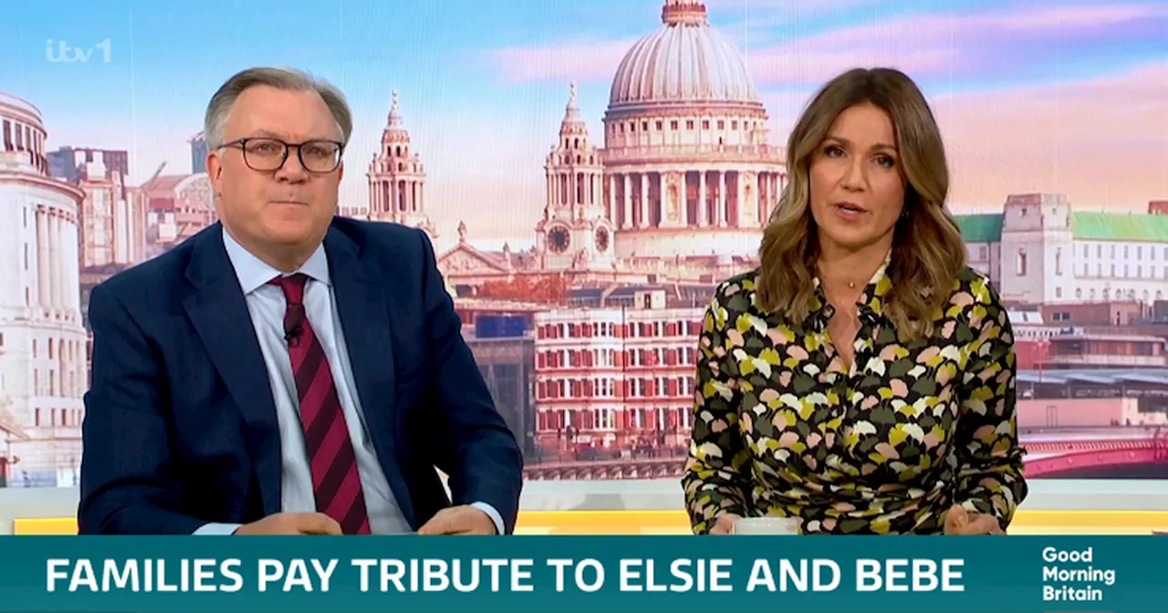 GMB's Susanna Reid in tears as Southport victims' parents recall final moments