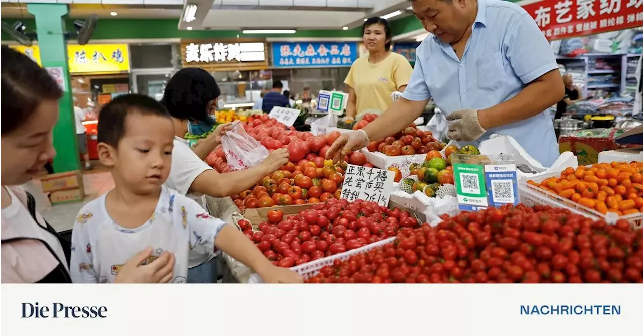 Chinas Inflation steigt erstmals seit Sommer, Deflationgefahr bleibt