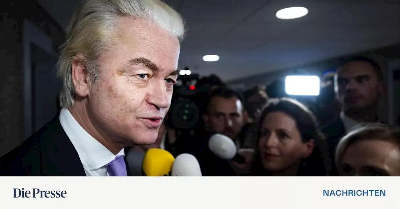 Niederländischer Rechtspopulist Wilders droht mit Koalitions-Aus