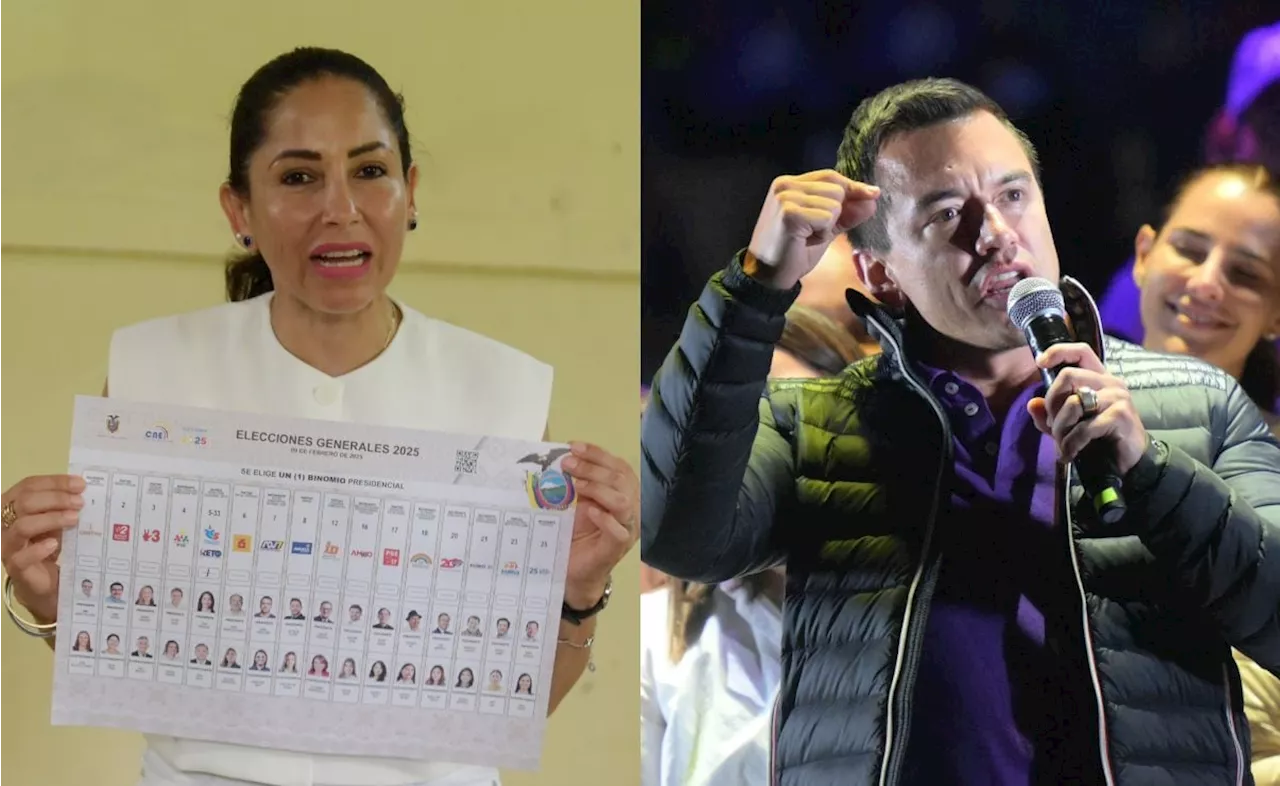 Elecciones Ecuador: Daniel Noboa y Luisa González, separados por sólo dos puntos en votaciones; podrían enfrentarse en segunda vuelta