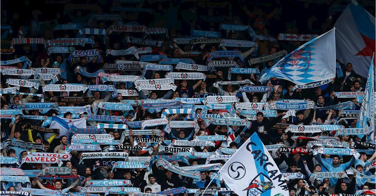 La megafonía del Celta responde con 'Grândola, vila morena' al saludo nazi de los ultras del Betis