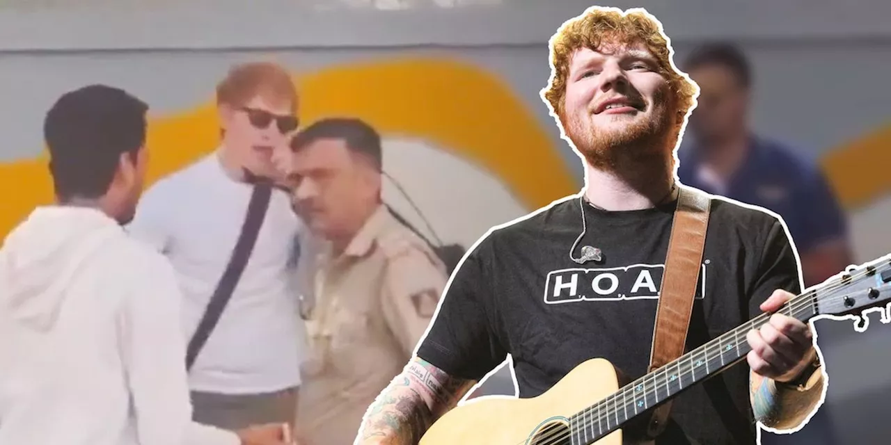 Ed Sheeran von Polizist unterbrochen, Anglerfisch an der Oberfläche, und mehr