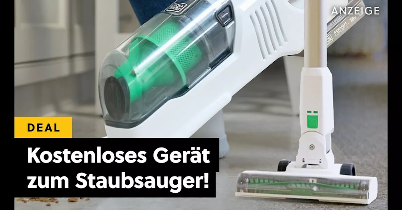 Dieser Akkusauger ist ein Preis-Leistungs-König und das Beste: Beim Kauf bekommt ihr einen Akkuschrauber kostenlos dazu!