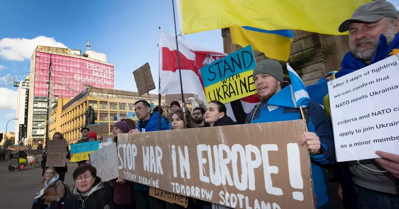 Ukrainians in Glasgow to March for Ukraine's Independence on Anniversary of War