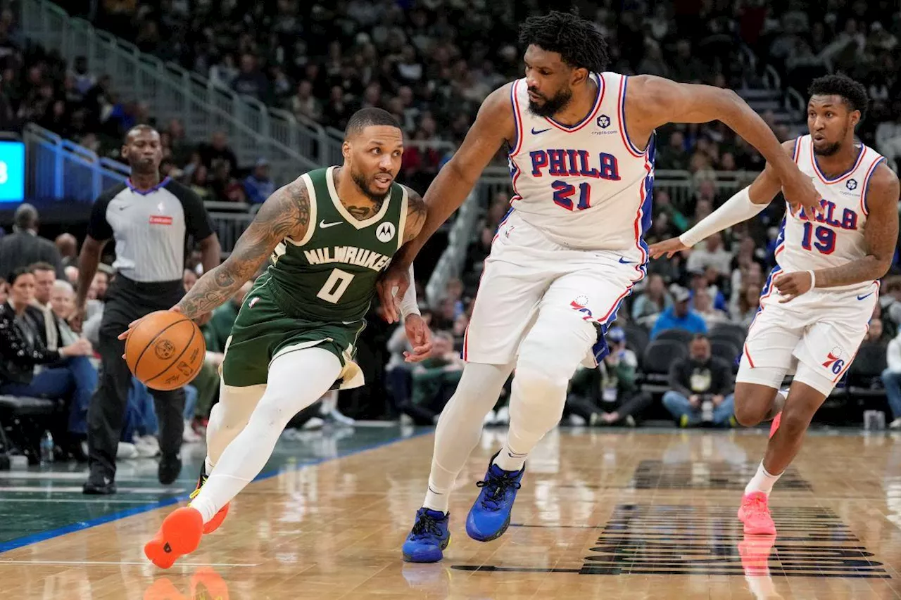 Damian Lillard's 43 Points Lead Bucks Over 76ers