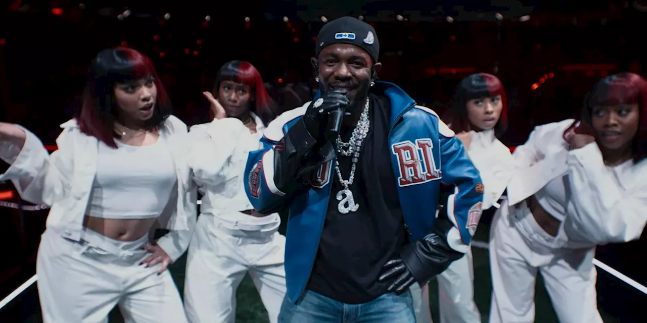 Kendrick Lamar delivers 'Not Like Us' on the Super Bowl stage