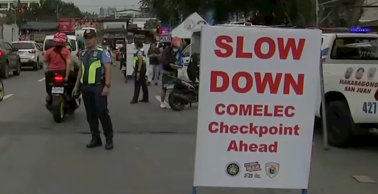 PNP to Enforce Stricter Checkpoints During Election Campaign Period