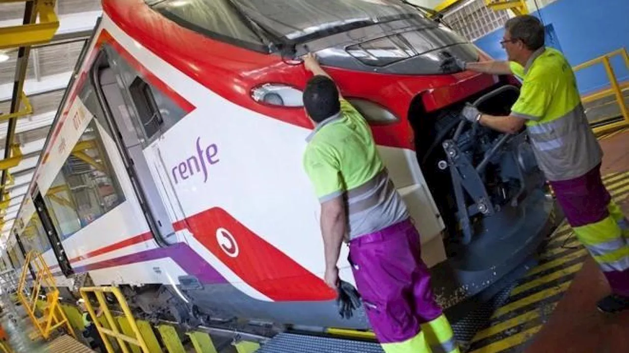 Renfe lanza una nueva oferta de empleo público: 210 plazas de operador en talleres