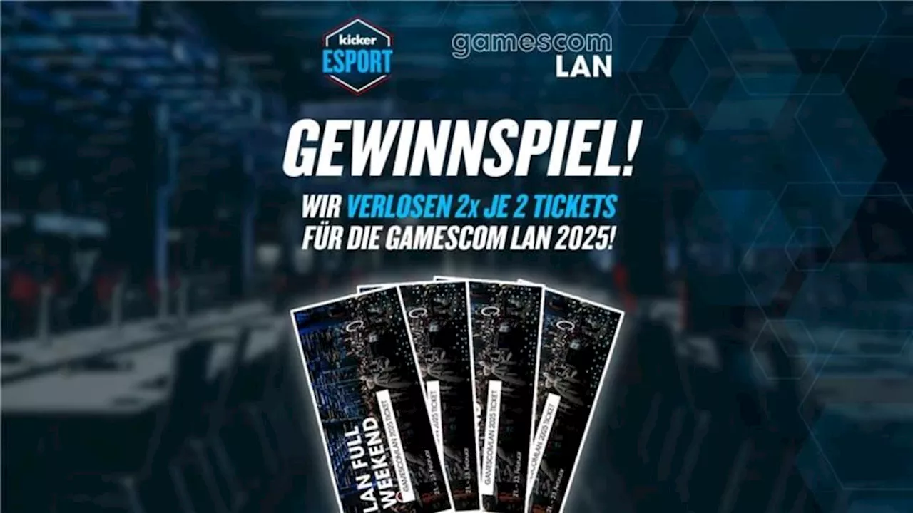 kicker eSport verlost Tickets für die gamescom LAN