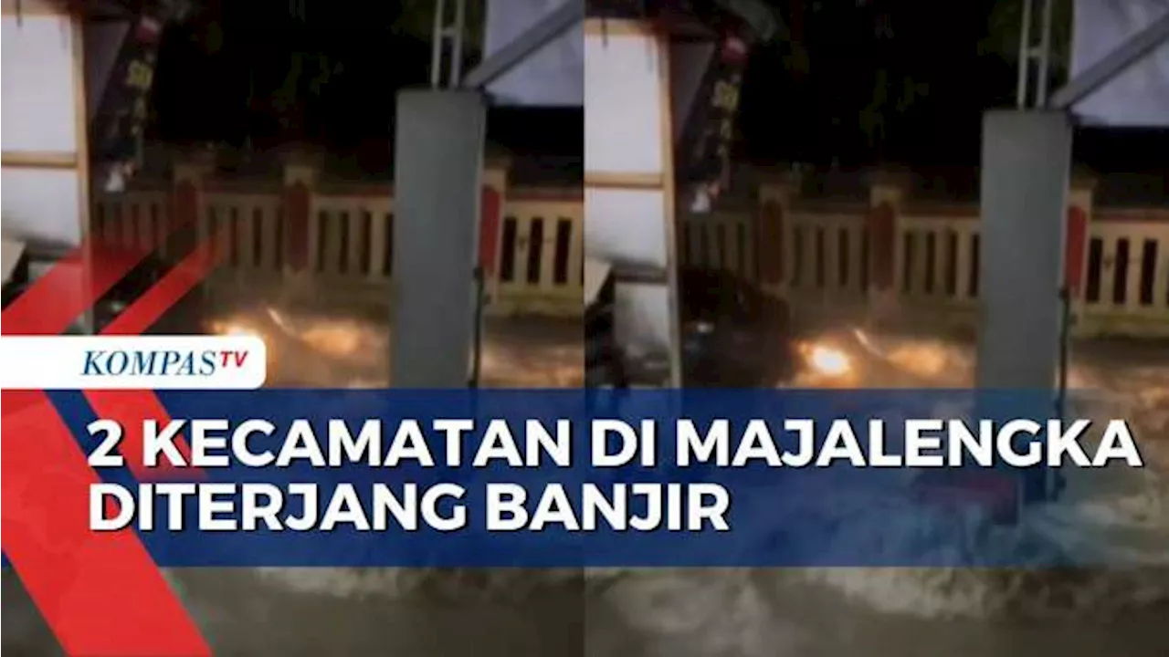 Banjir Deras Diterjang Majalengka, Jawa Barat