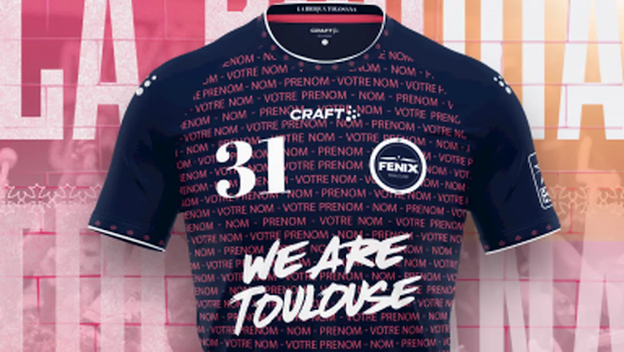 Handball : découvrez 'Briqua Tolosana', le maillot solidaire du Fenix Toulouse