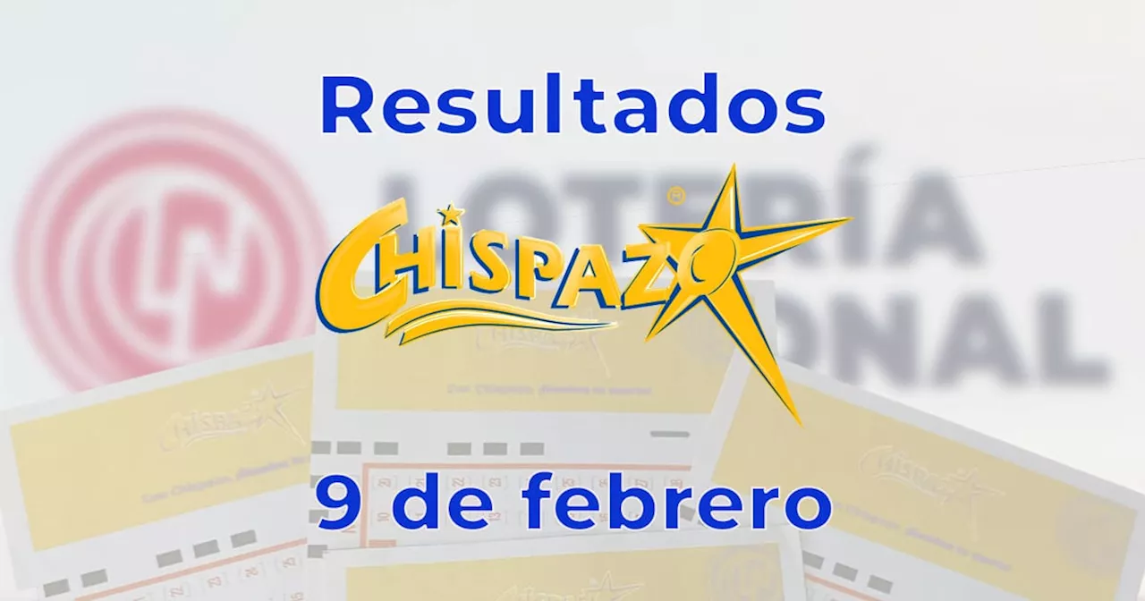 Resultados del Sorteo Chispazo de este 9 de Febrero del 2025