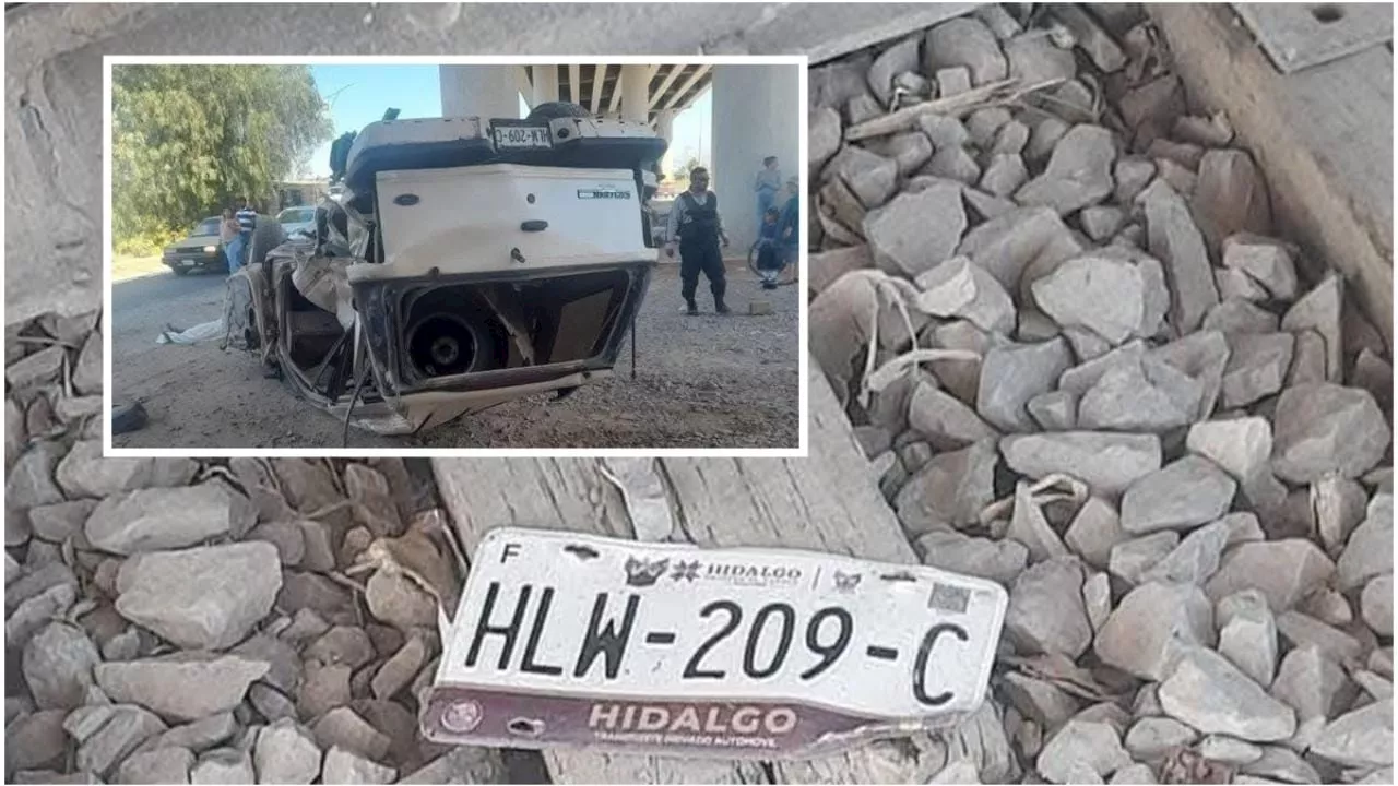 Tren embiste camioneta de abuelitos y los mata en Hidalgo