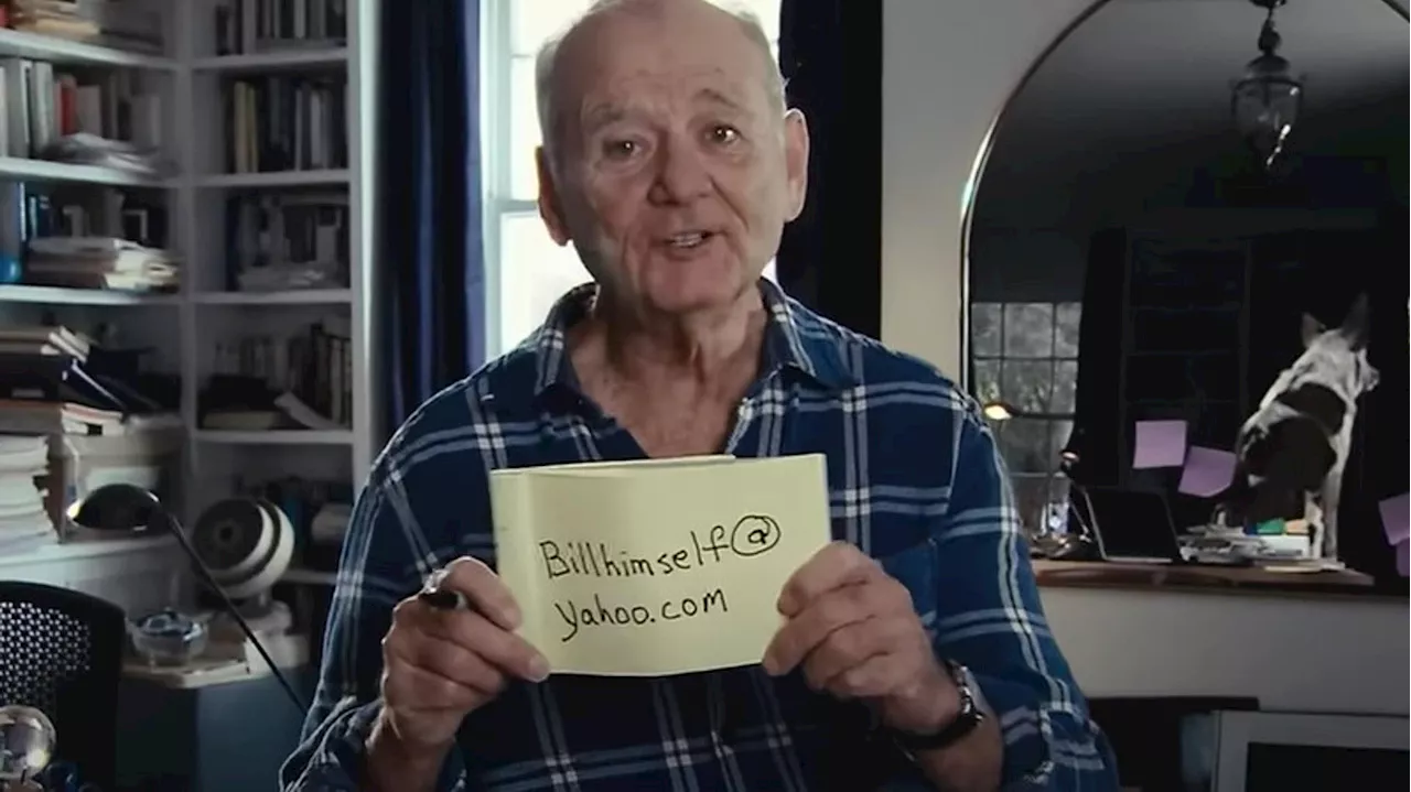 Au Super Bowl, Bill Murray a donné son mail dans une pub, et voilà ce qui arrive si vous lui écrivez