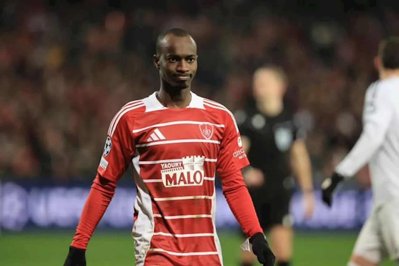 Kamory Doumbia en pointe pour Brest face au PSG