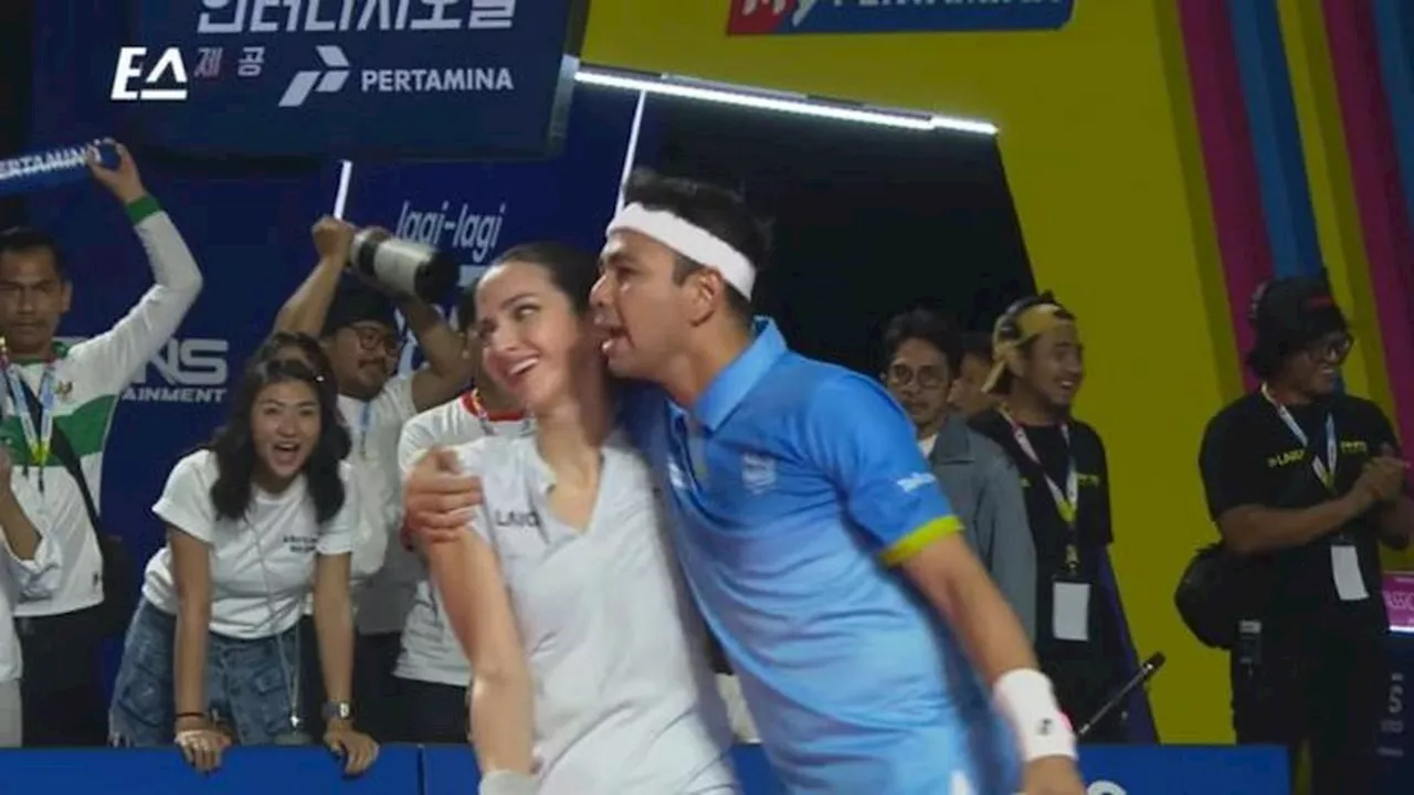 7 Momen Kemenangan Dramatis Raffi Ahmad-Nia Ramadhani di Lagi-Lagi Tenis Internasional