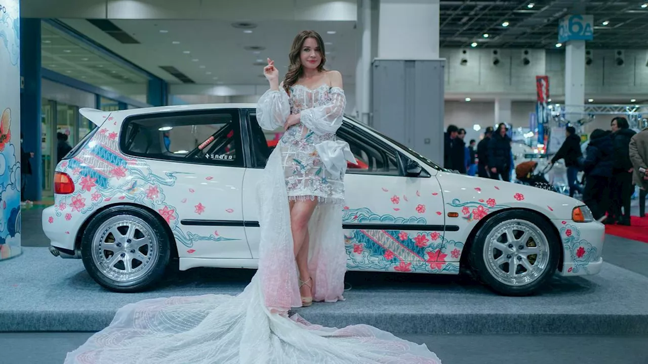 Honda Civic Estilo EG6 dengan Tema Batik Hokokai Jadi Sorotan di Osaka Auto Messe 2025