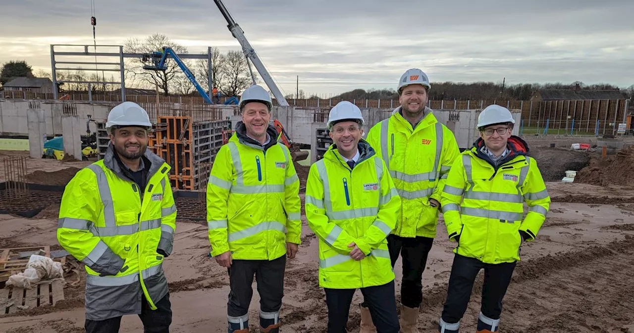 Steel Work Begins at Lancashire's New Cricket Home