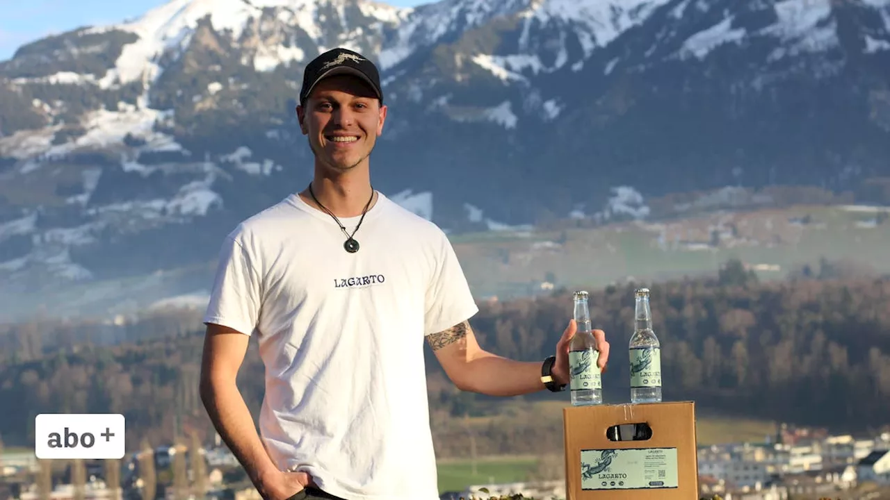 Zwei Zentralschweizer wollen mit ihrem alkoholischen Mineralwasser die Bars erobern