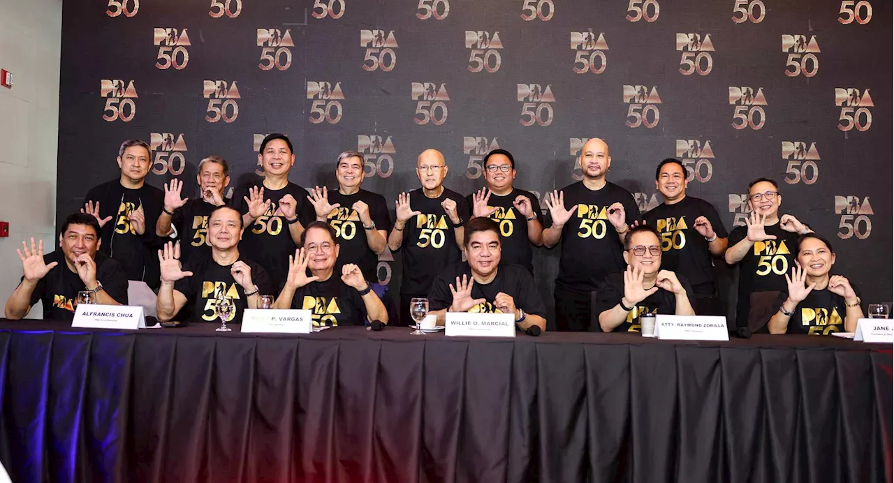 PBA Unveils New Golden Logo to Mark 50th Anniversary